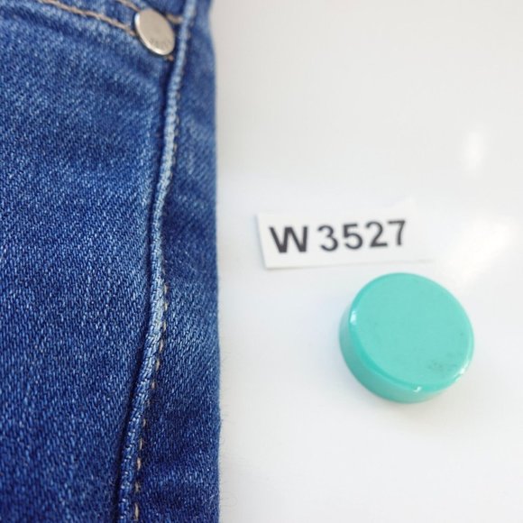 Skinny Jeans Women 26 Denim Ankle Crop Ultra Skinny Mid Rise Hoxton PAIGE Y2K - Picture 10 of 10